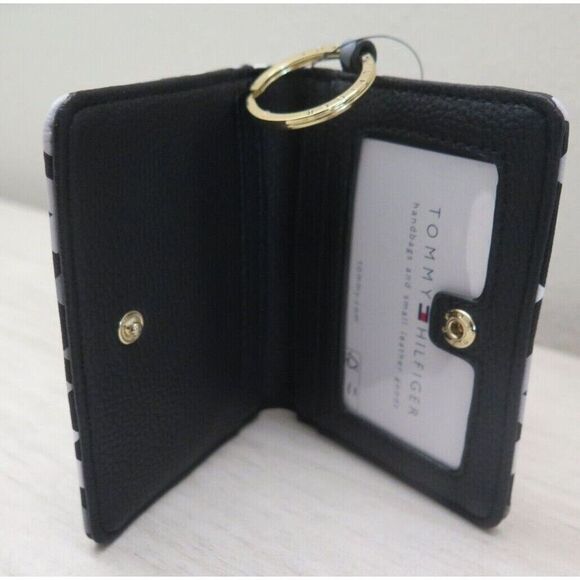 Tommy Hilfiger 69J5888 Multi Signature Logo ID/Credit Card Holder w/Keyring $68+ - Picture 5 of 6